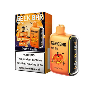 Geek Bar Pulse 15000 Disposables(5 Pack) Spooky Vanilla with Packaging 