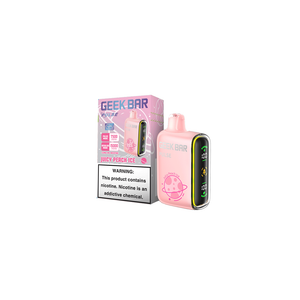 Geek Bar Pulse 15000 Disposables(5 Pack) | uicy Peach Ice with packaging