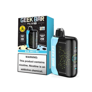 Geek Bar Pulse X 25000 Disposables(5 Pack) | Blue Razz Ice with packaging