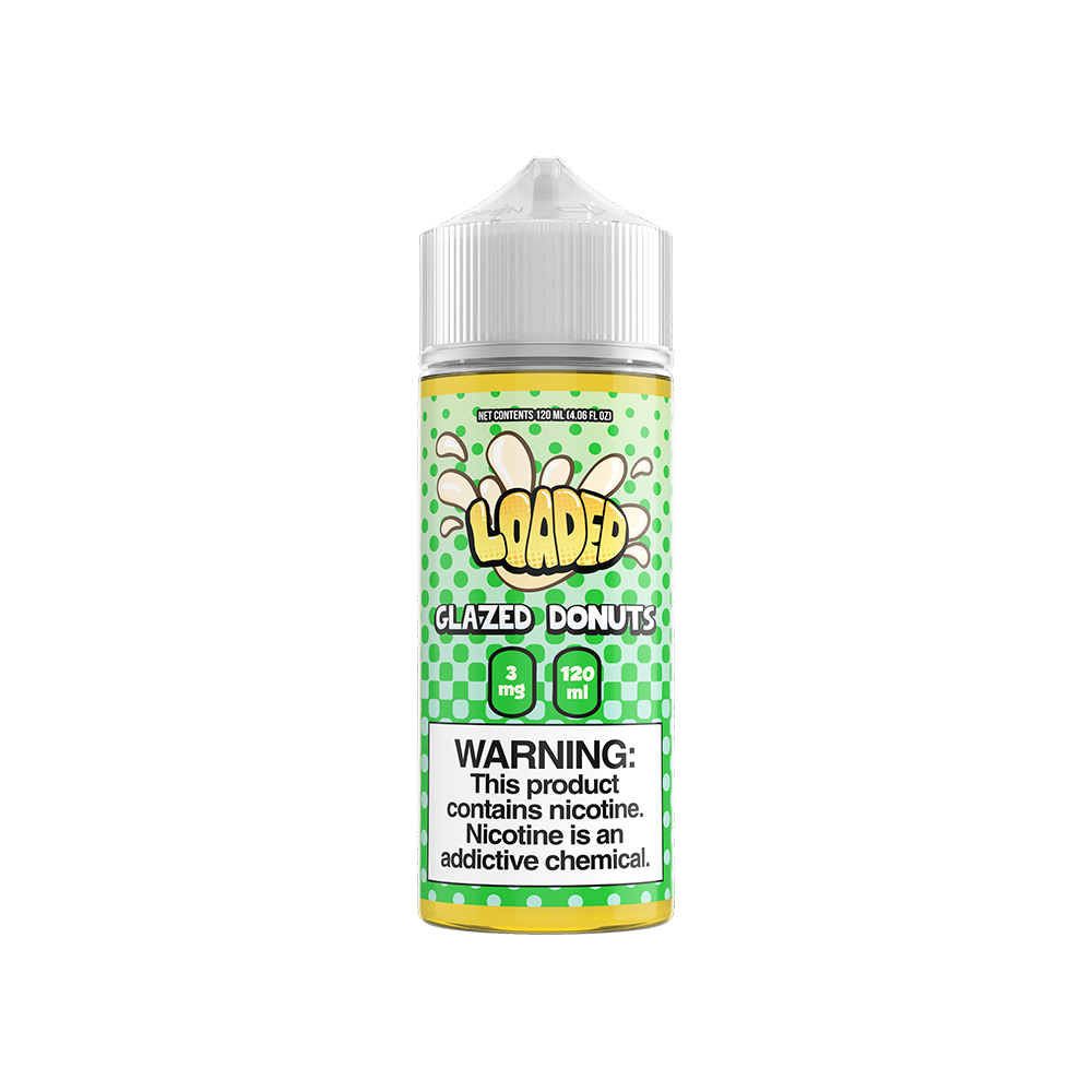 LOADED Series E-Liquid | 120mL | 3mg | Freebase | Glazed Donuts