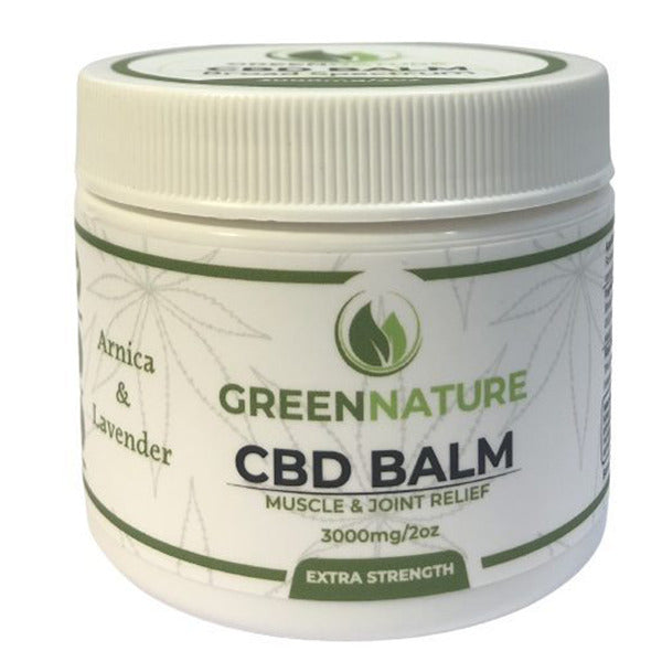 Green Nature CBD Balm/Rub with Arnica – 3000mg (2oz)
