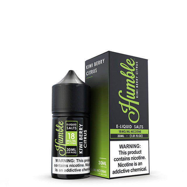 Humble Salt Series E-Liquid | 18mg | 30mL | Salt Nic | Kiwi Berry Citrus with packaging