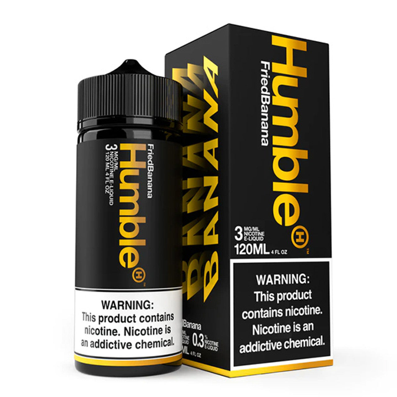 Humble TFN Series E-Liquid | 3mg | 120mL | Freebase | Fried Banana with packaging