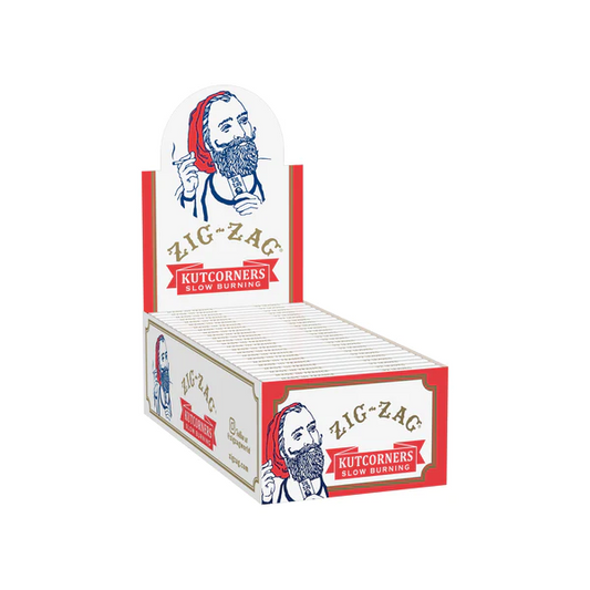 Zig Zag Kutcorners Slow Burning Rolling Papers 32-Sheet Booklet (24-Booklet Display)