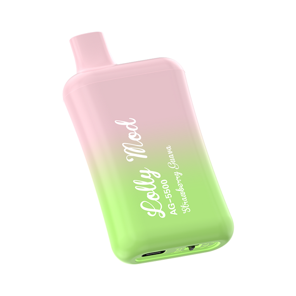 Lolly Mod Disposable 5500 Puffs 14mL 50mg | MOQ 10 | Strawberry Guava
