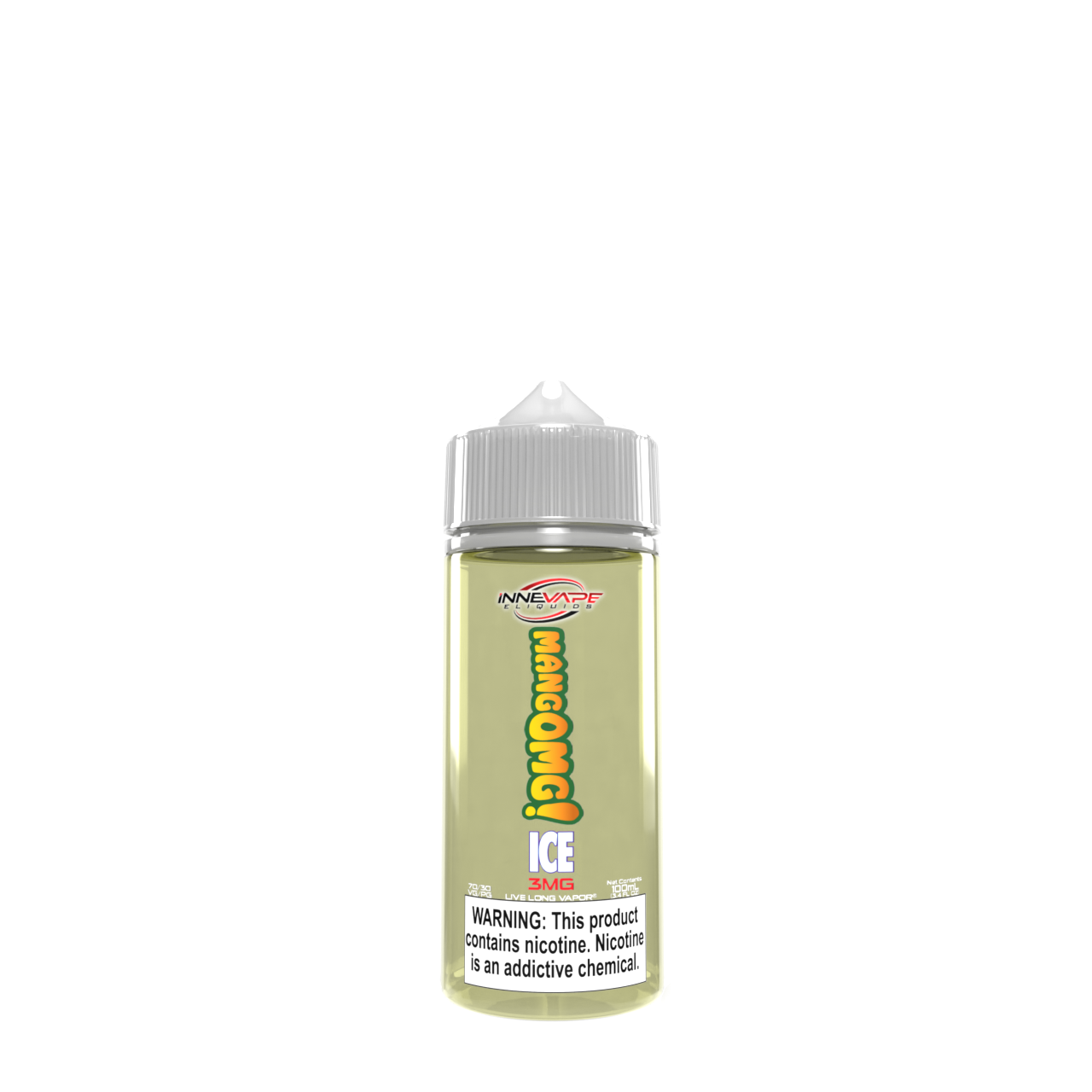 Innevape TFN Series E-Liquid | 100mL | 3mg | (Freebase) | MangOMG! Ice with packaging