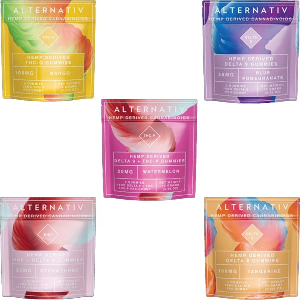 MARINA (AQUA) Alternativ Hemp Derived | Delta 9 | THC-O | Delta 8 | HHC | THC-P Gummies