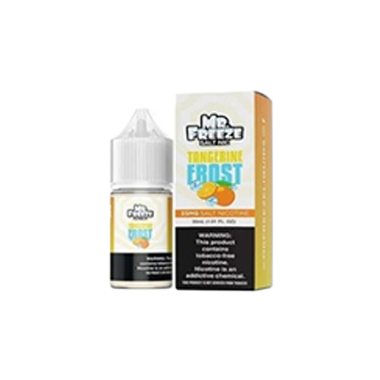 Mr. Freeze TFN Salt Series E-Liquid | 30mL | 35mg | Salt Nic | Tangerine Frost  with packaging