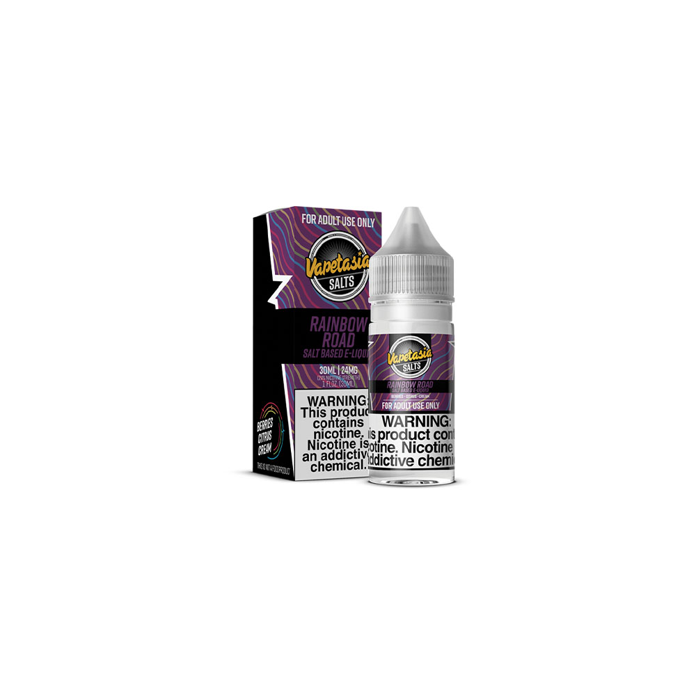 Vapetasia Salt Series E-Liquid | 30mL | 24mg | (Salt Nic) | Rainbow Road with Packaging