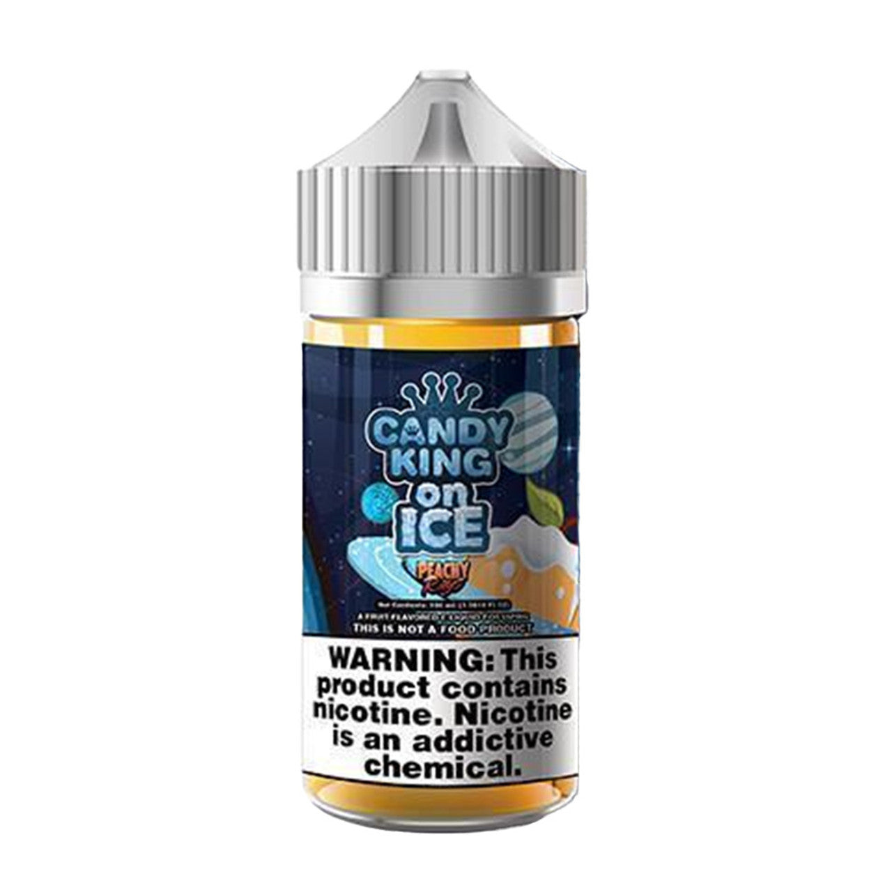 Candy King Series E-Liquid | 100mL | 3mg | Freebase | Peachy Rings Iced