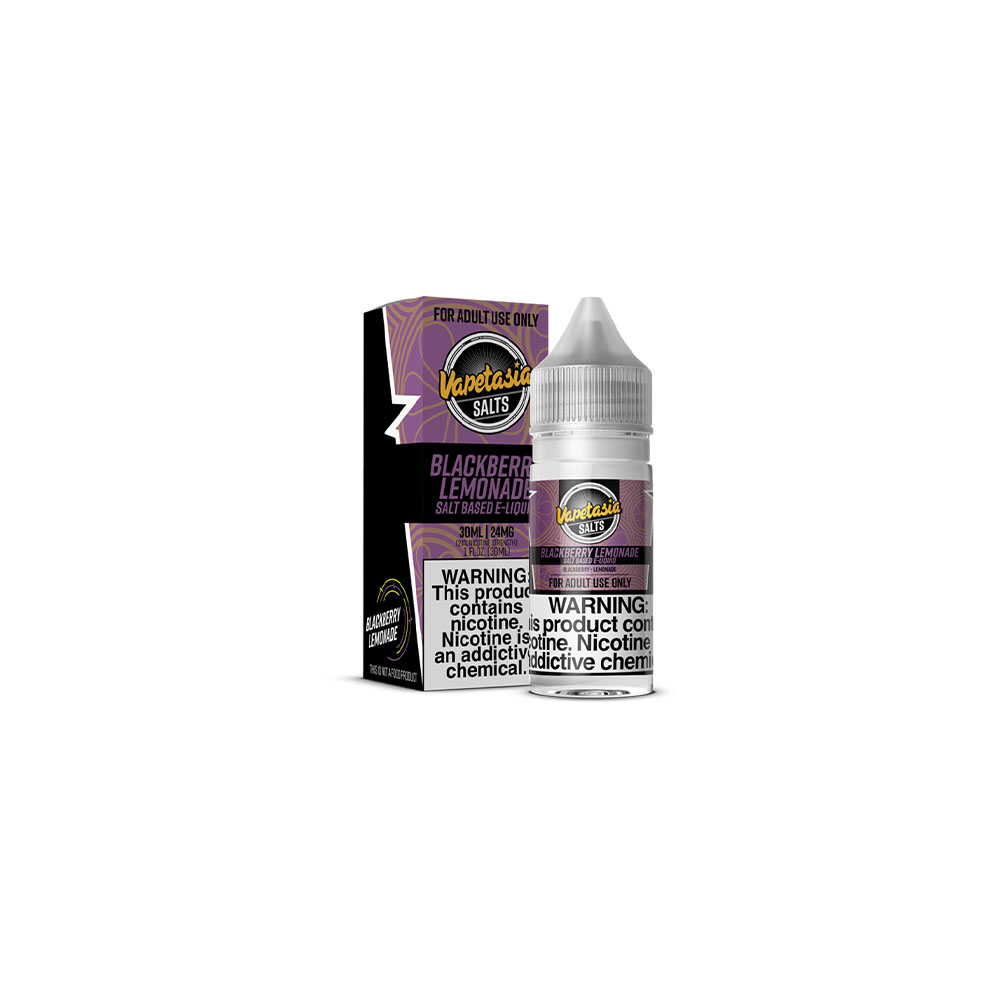 Vapetasia Salt Series E-Liquid | 30mL | 24mg | (Salt Nic) | Blackberry Lemonade with Packaging