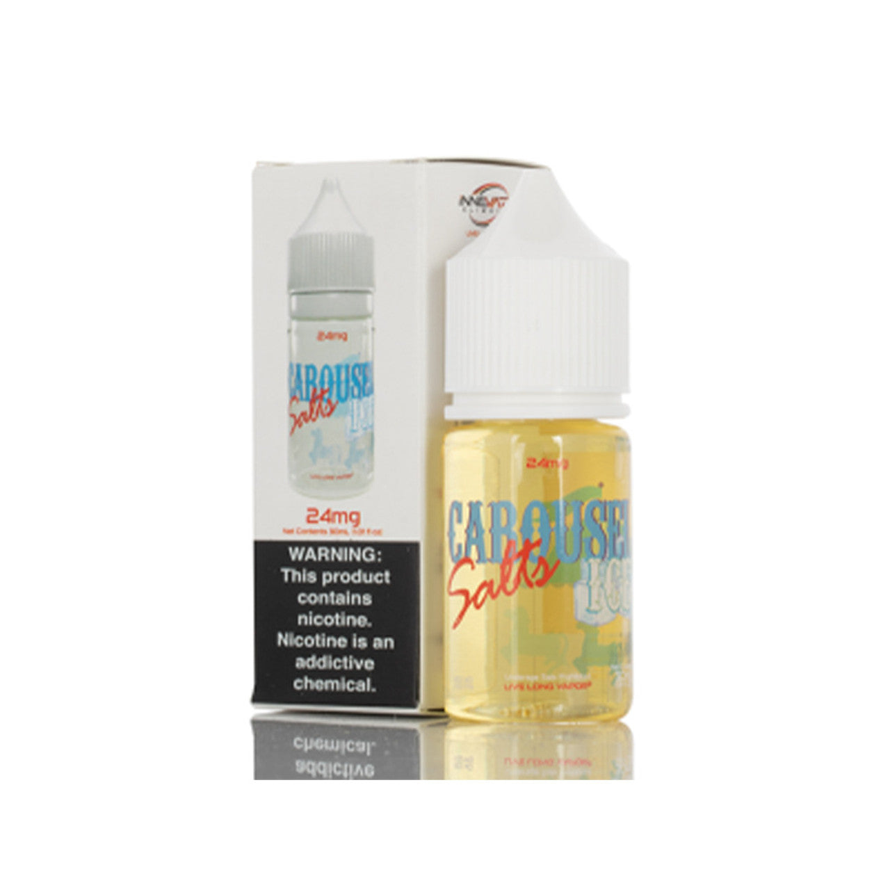 Innevape Salt Series E-Liquid | 30mL | 24mg | Salt Nic | Carousel Ice with Packaging