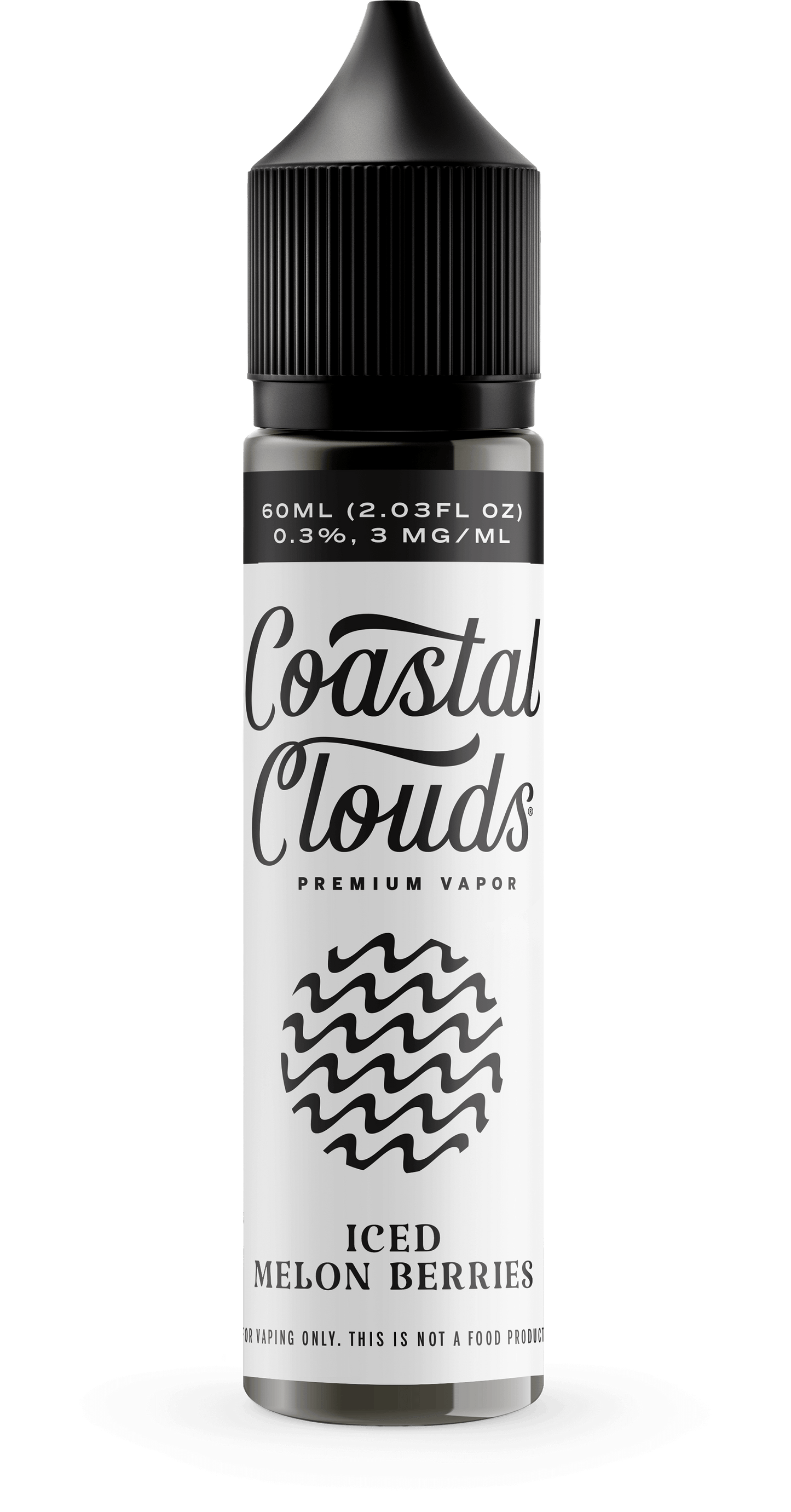 Coastal Clouds 60mL E-Liquid Series (Freebase) | Iced Melon Berries