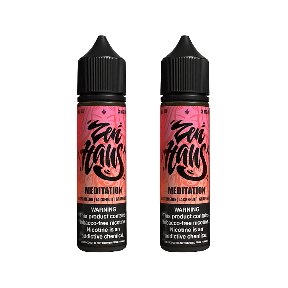 Zen Haus Series E-Liquid 120mL – Freebase – 60mL 2-Pack - Meditation