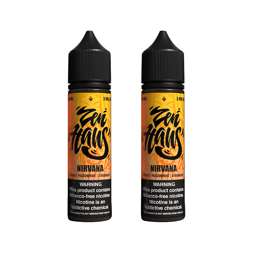 Zen Haus Series E-Liquid 120mL – Freebase – 60mL 2-Pack - Nirvana