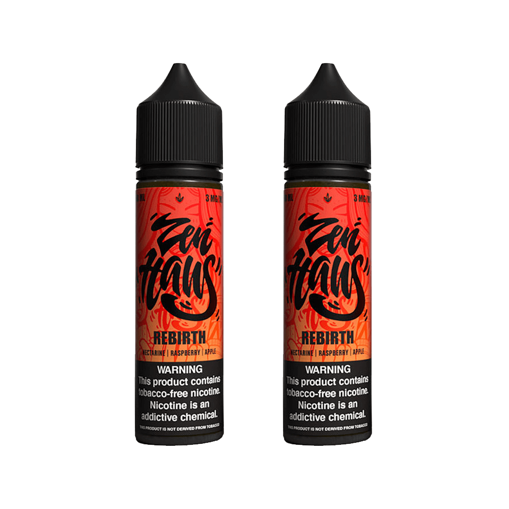 Zen Haus Series E-Liquid 120mL – Freebase – 60mL 2-Pack - Rebirth