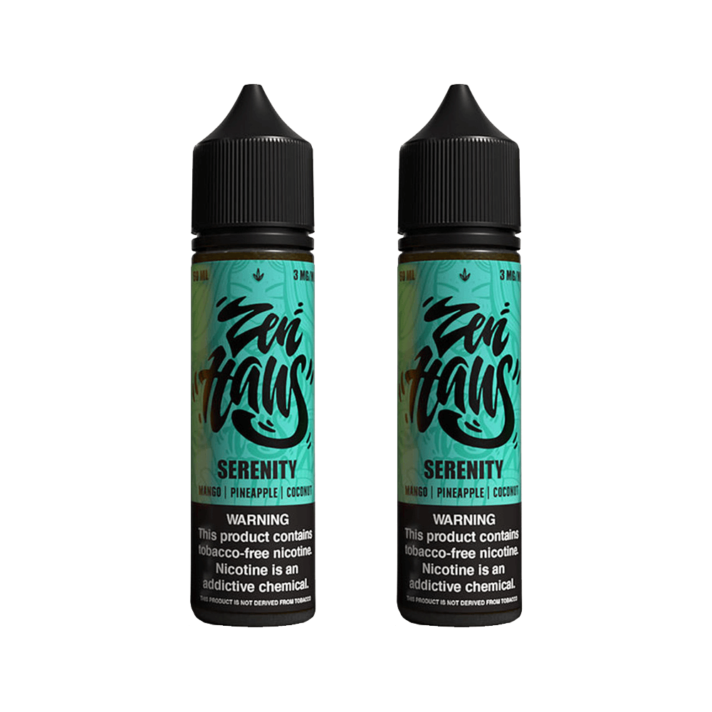 Zen Haus Series E-Liquid 120mL – Freebase – 60mL 2-Pack - Serenity