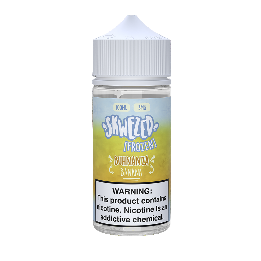 Skwezed Series E-Liquid | 100mL | 3mg | (Freebase) | Frozen Buhnanza (Banana Ice)