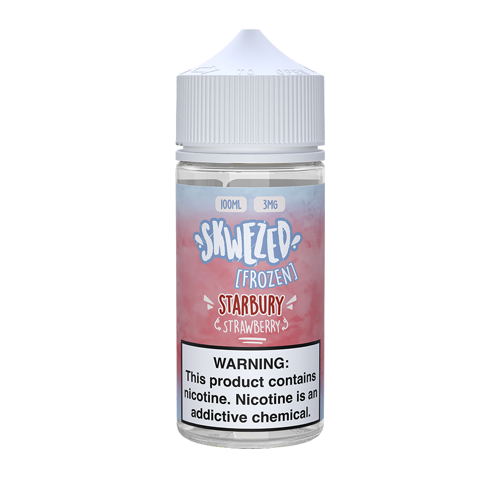 Skwezed Series E-Liquid | 100mL | 3mg | (Freebase) | Frozen Starbury (Strawberry Ice)
