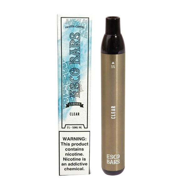 Esco Bars Mesh Disposable 2500 Puffs 6mL 50mg | MOQ 10 | Clear with Packaging