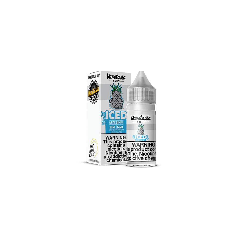Vapetasia Salt Series E-Liquid | 30mL | 24mg | (Salt Nic) | Iced Killer Sweets White Gummy 