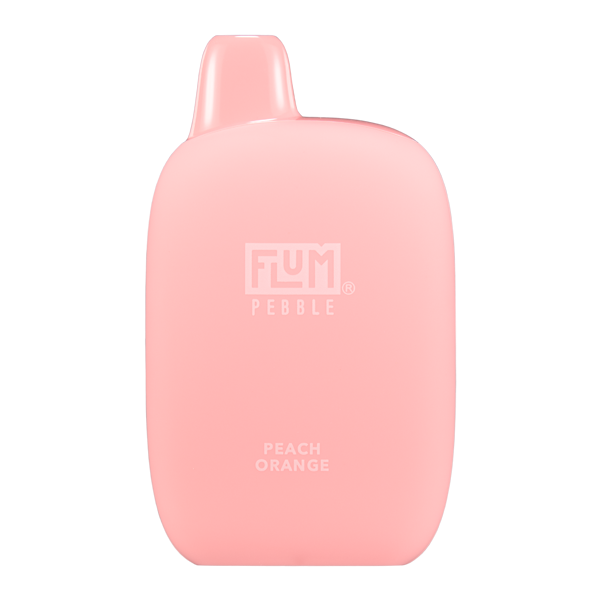 Flum Pebble Disposable | 6000 Puffs | 14mL | 50mg | MOQ 10 | Peach Orange