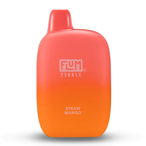Flum Pebble Disposable | 6000 Puffs | 14mL | 50mg | MOQ 10 | Straw Mango