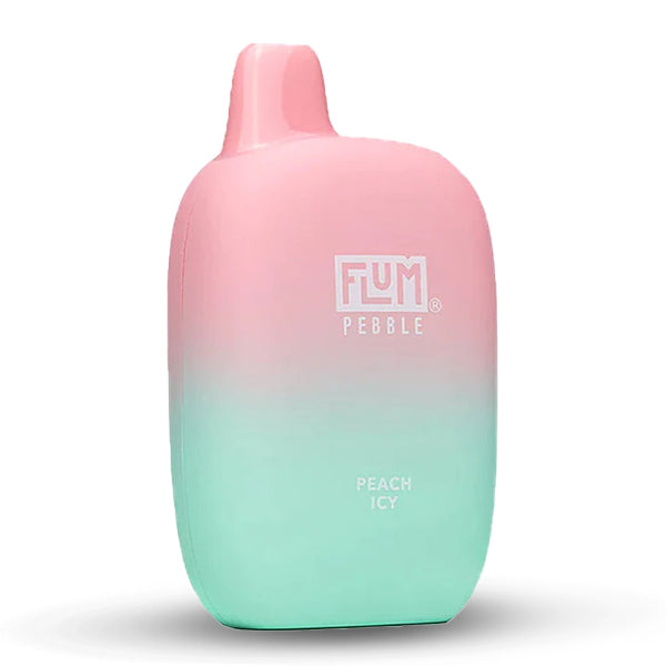 Flum Pebble Disposable | 6000 Puffs | 14mL | 50mg | MOQ 10 | Peach Icy