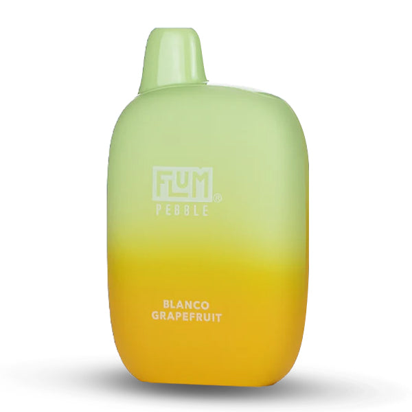 Flum Pebble Disposable | 6000 Puffs | 14mL | 50mg | MOQ 10 | Blanco Grapefruit