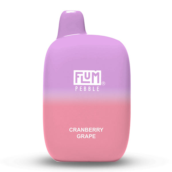 Flum Pebble Disposable | 6000 Puffs | 14mL | 50mg | MOQ 10 | Cranberry Grape