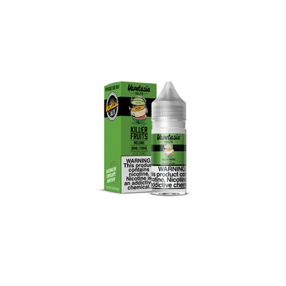 Vapetasia Salt Series E-Liquid | 30mL | 24mg | (Salt Nic) | Killer Fruits Melons with Packaging