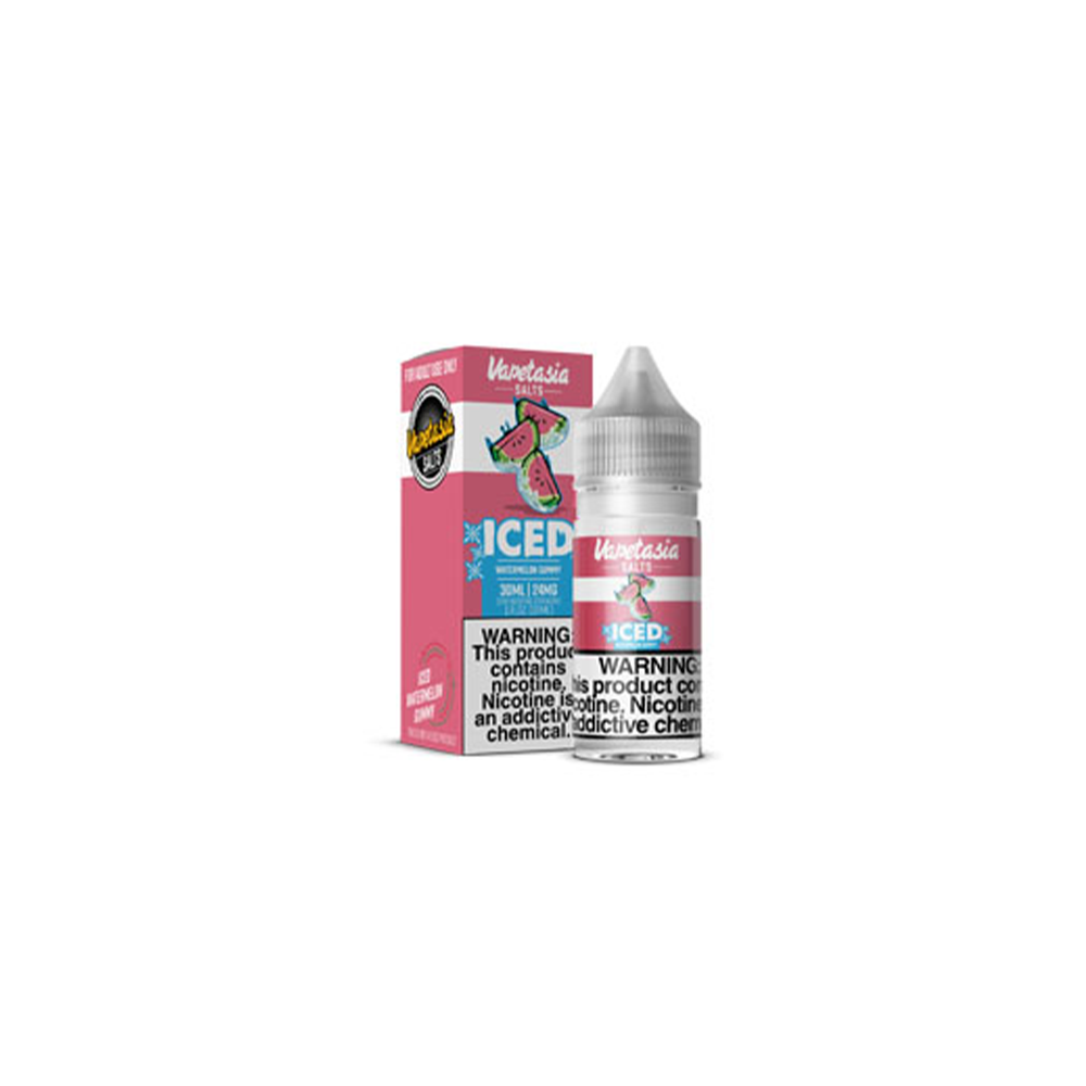 Vapetasia Salt Series E-Liquid | 30mL | 24mg | (Salt Nic) | Iced Killer Sweets Watermelon Gummy with Packaging