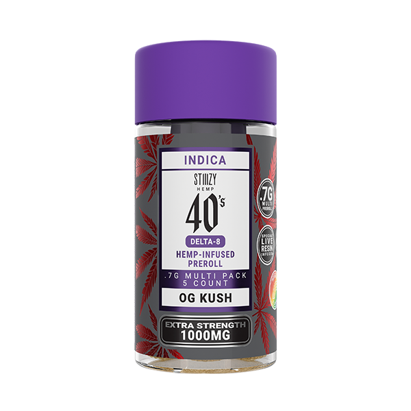 STIIIZY Pre Rolled Multi Pack – (.7g x 5 Pre Rolls) DELTA 8 | HHC | X BLEND | 3.5 Gram | 1000MG