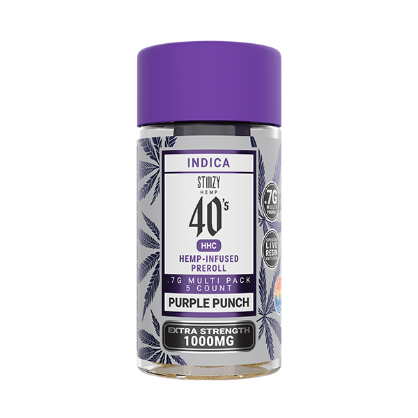 STIIIZY Pre Rolled Multi Pack – (.7g x 5 Pre Rolls) DELTA 8 | HHC | X BLEND | 3.5 Gram | 1000MG