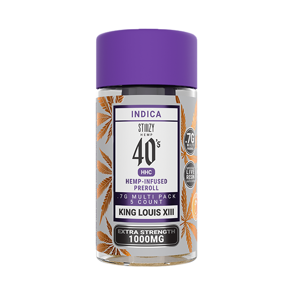 STIIIZY Pre Rolled Multi Pack – (.7g x 5 Pre Rolls) DELTA 8 | HHC | X BLEND | 3.5 Gram | 1000MG