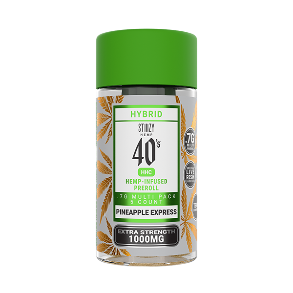 STIIIZY Pre Rolled Multi Pack – (.7g x 5 Pre Rolls) DELTA 8 | HHC | X BLEND | 3.5 Gram | 1000MG