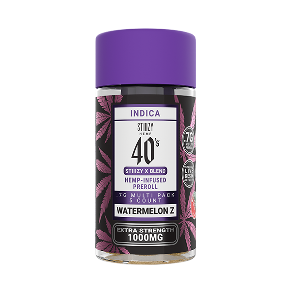 STIIIZY Pre Rolled Multi Pack – (.7g x 5 Pre Rolls) DELTA 8 | HHC | X BLEND | 3.5 Gram | 1000MG