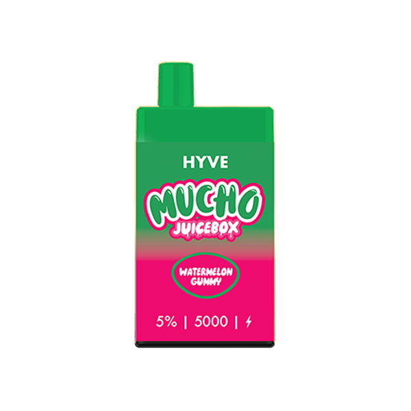 Mucho x Hyve Disposable | 5000 Puffs | 12mL | 50mg | MOQ 5 | Watermelon Gummy