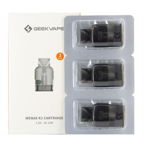 GeekVape Wenax K1 Replacement Pods - 1.2ohm (3-Pack) with Packaging