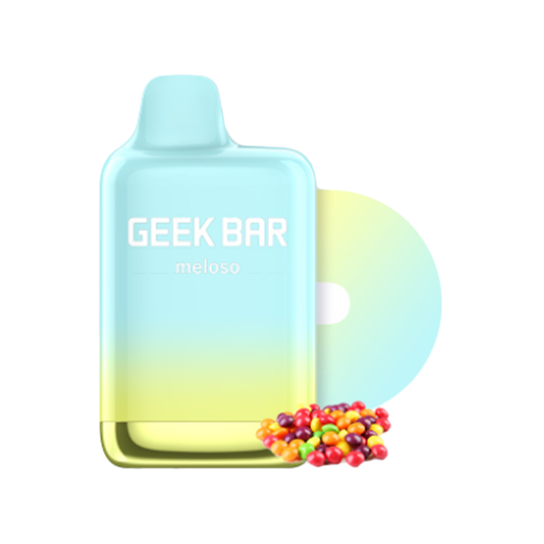 Geek Bar Meloso Max Disposable | 9000 Puffs | 14mL | 50mg | MOQ 5 | Tropical Rainbow Blast