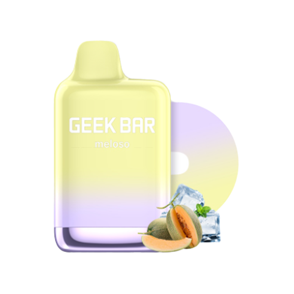 Geek Bar Meloso Max Disposable | 9000 Puffs | 14mL | 50mg | MOQ 5 | Fuji Melon Ice