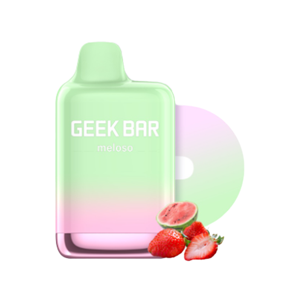 Geek Bar Meloso Max Disposable | 9000 Puffs | 14mL | 50mg | MOQ 5 | Strawberry Watermelon