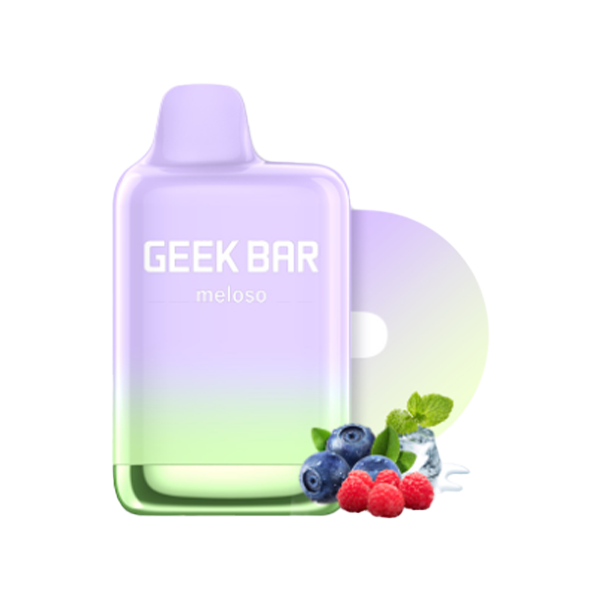 Geek Bar Meloso Max Disposable | 9000 Puffs | 14mL | 50mg | MOQ 5 | Berry Trio Ice