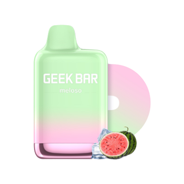 Geek Bar Meloso Max Disposable | 9000 Puffs | 14mL | 50mg | MOQ 5 | Watermelon Ice