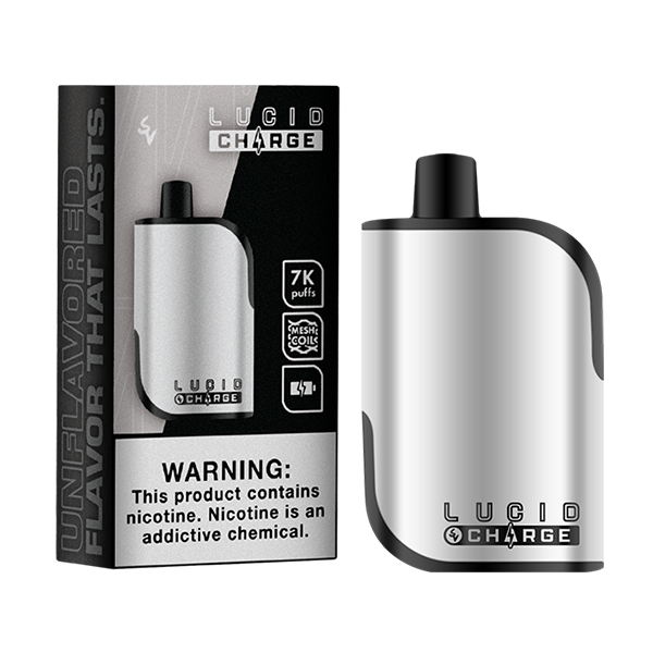 Lucid Charge Disposable | 7000 Puffs | 14mL | 50mg | MOQ 10 | Unflavored with Packaging