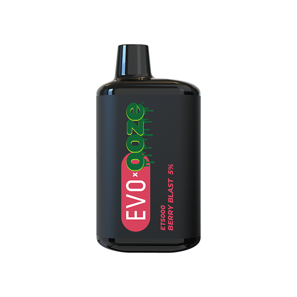 EVO x Ooze Bar Disposable ET5000 | 5000 Puff | 13mL | 5% | MOQ 10 | Berry Blast