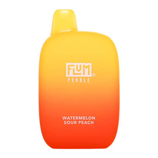 Flum Pebble Disposable | 6000 Puffs | 14mL | 50mg | MOQ 10 | Watermelon Sour Peach