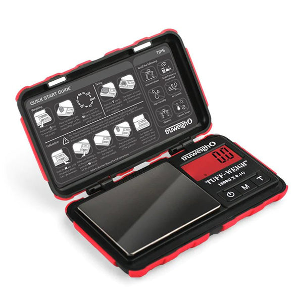 Truweigh Tuff-Weigh Scale - 200G - Red/Black