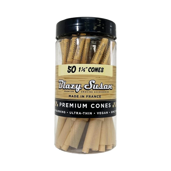 Blazy Susan 1 1/4 Cones (50ct Jar)