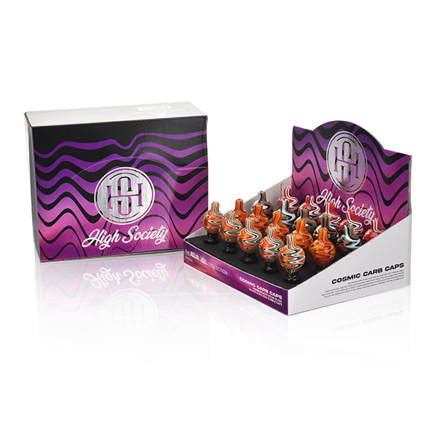 High Society – Cosmic Premium Wig Wag Carb Cap (20ct Display Case)